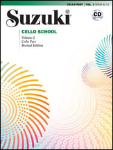 Suzuki Cello School #2 Cello BK/CD Revised cover